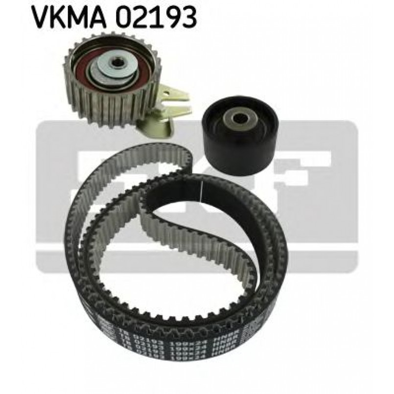 VKMA 02193 SKF Комплект (ремінь+ролики)